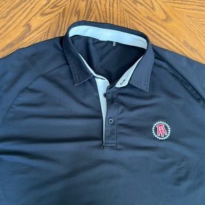 Barstool Sports UNRL transfusion golf polo. EUC